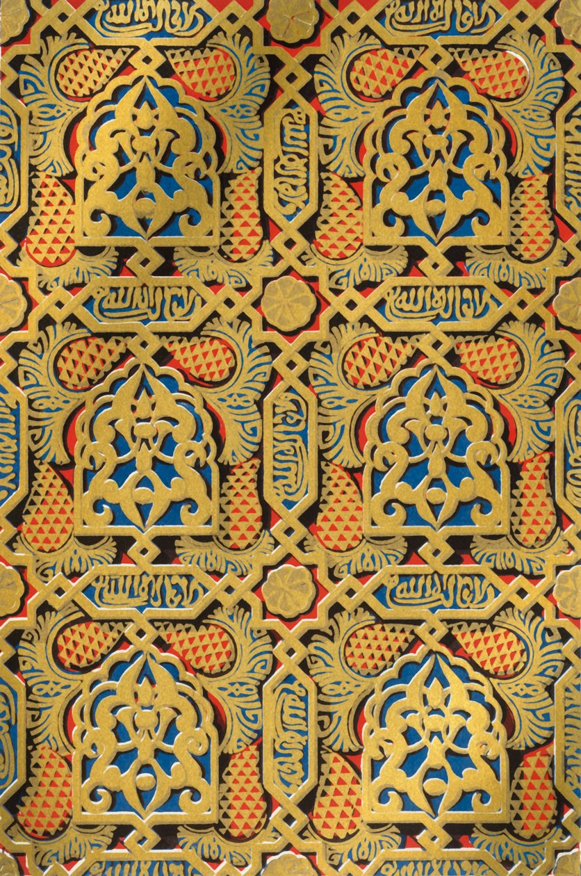 Ornamenter på paneler, Hall of Ambassadors, 1907. av Unbekannt