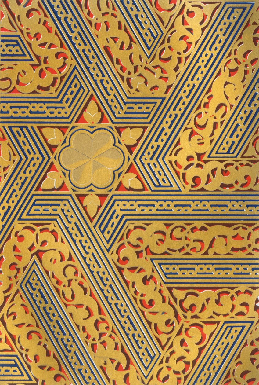 Ornamenter på veggene, House of Sanchez, 1907. av Unbekannt