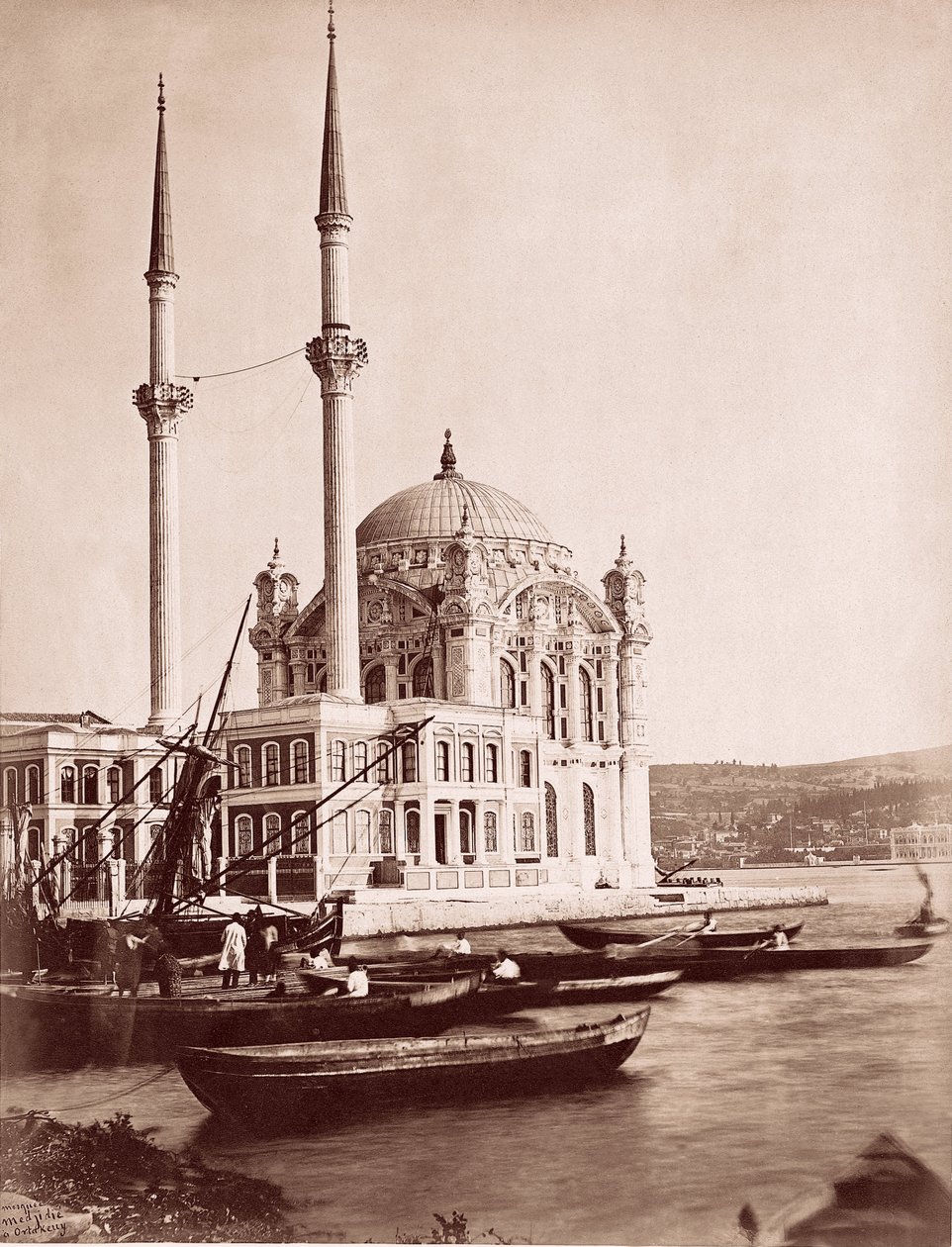 Ortakoy-moskeen av Unbekannt