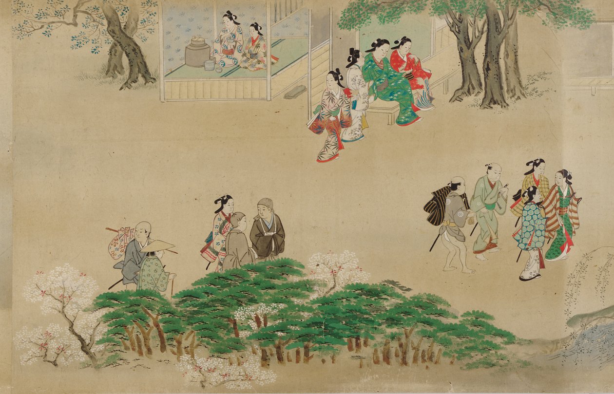 Friluftsliv, Edo-perioden, 1615-1868. av Unbekannt