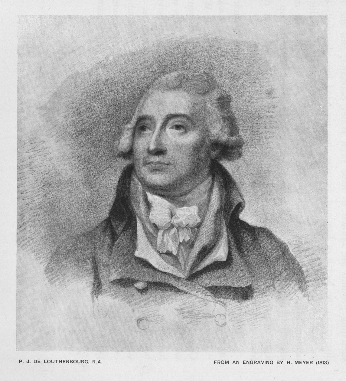 P.J. De Loutherbourg, R.A., ca 1900. av Unbekannt