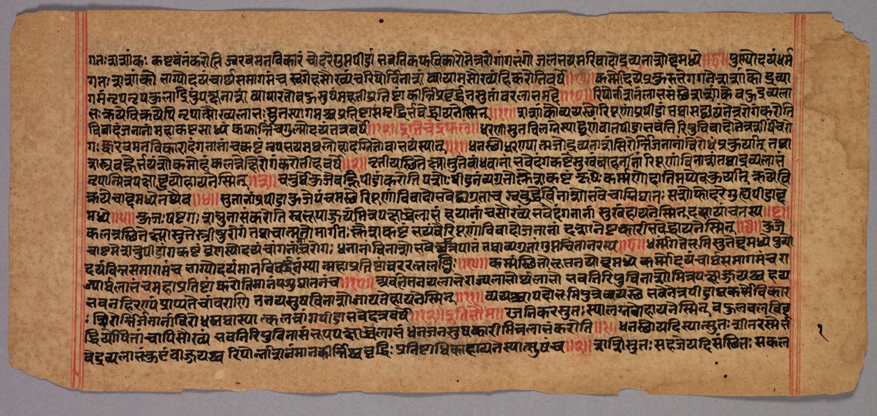 Sider fra et Jaina-manuskript, 1400-1500-tallet. av Unbekannt