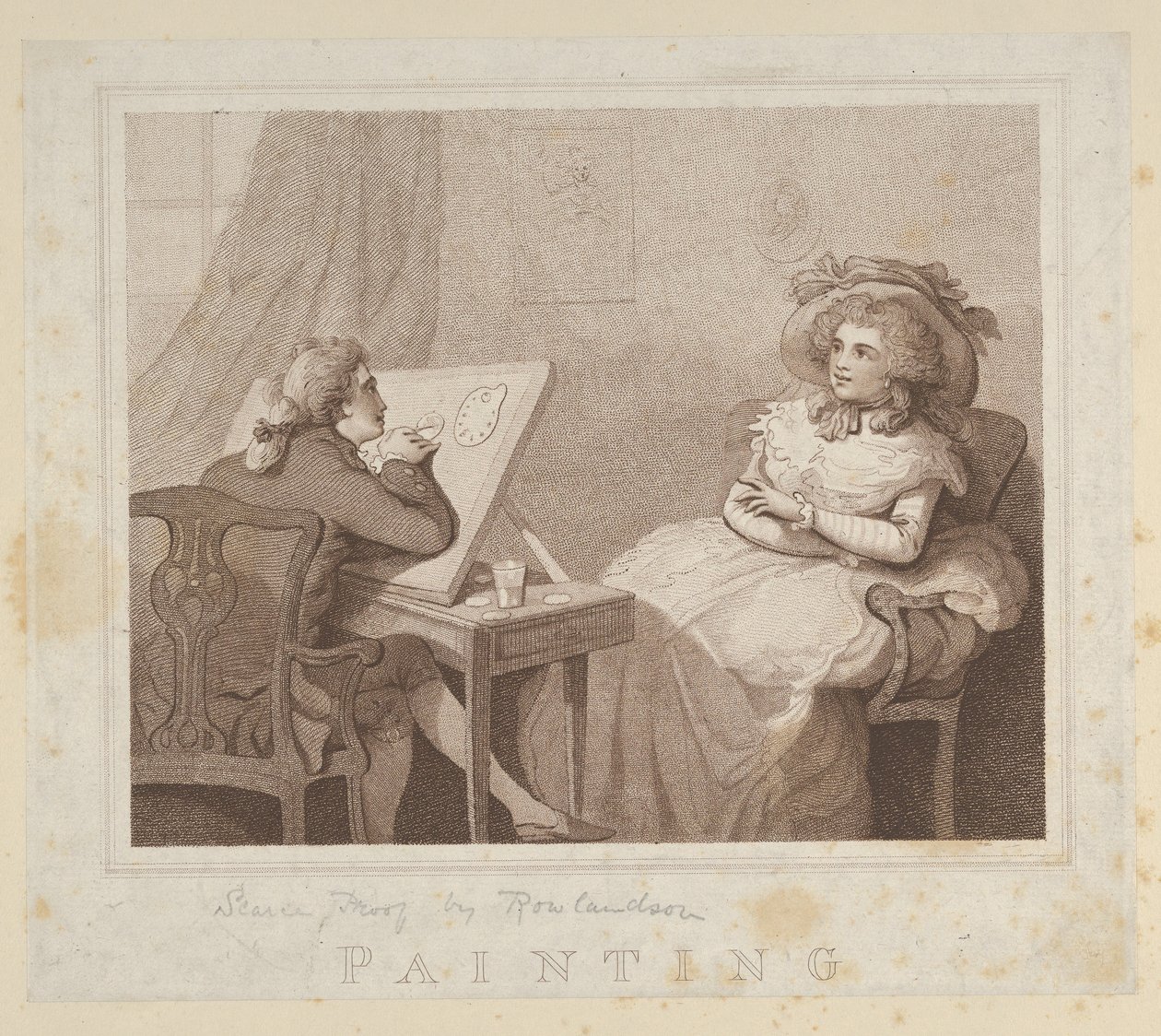 Maleri, 1784., 1784. av Unbekannt