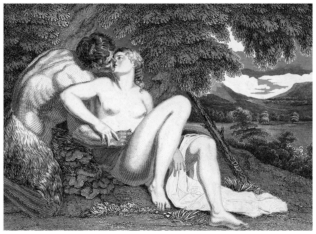 Pan og Syrinx av Unbekannt