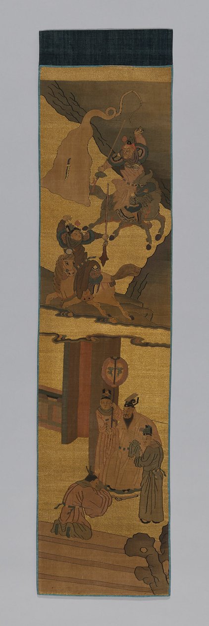 Panelmøbelstoff, Kina, Qing-dynastiet 1644-1911, 18001900. av Unbekannt