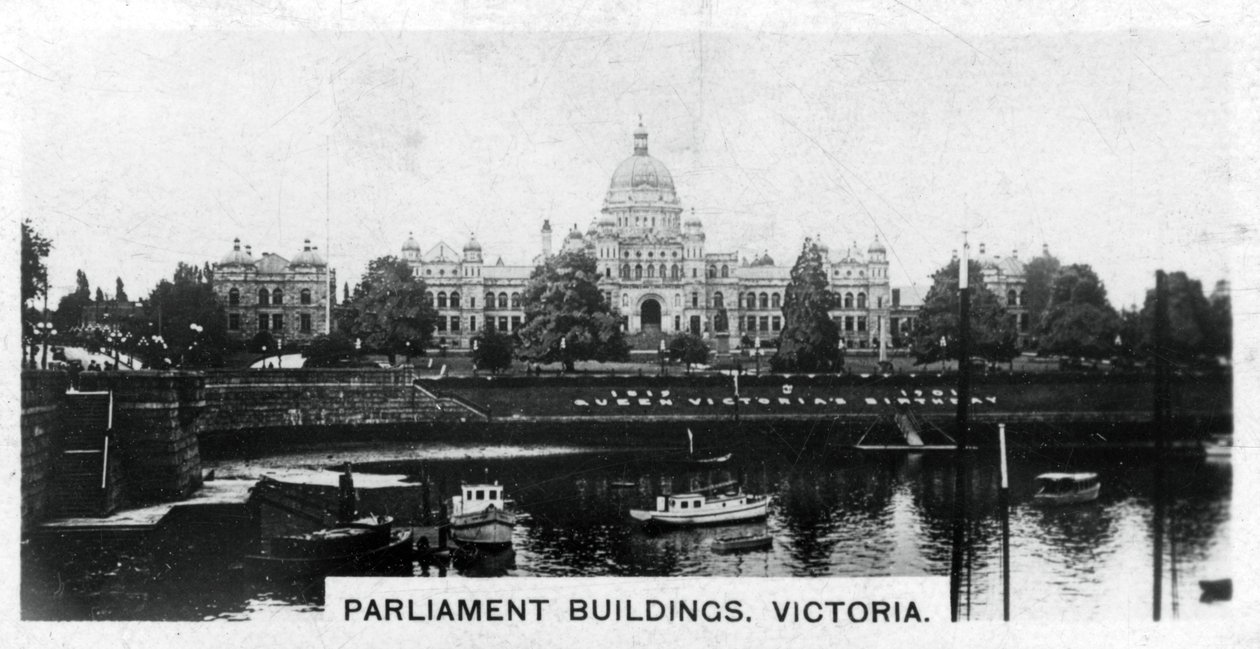 Parliament Buildings, Victoria, British Columbia, Canada, ca 1920-tallet av Unbekannt