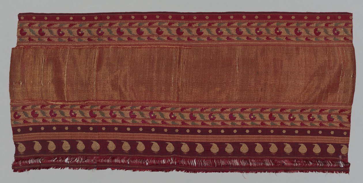 Del av en Sari, 1800-tallet. av Unbekannt
