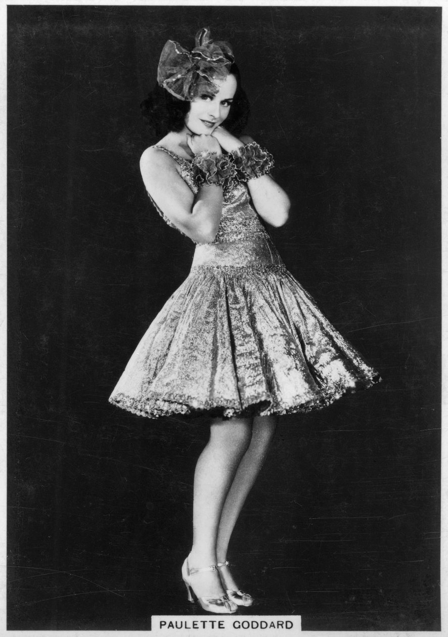 Paulette Goddard , amerikansk film- og teaterskuespillerinne, 1938 av Unbekannt