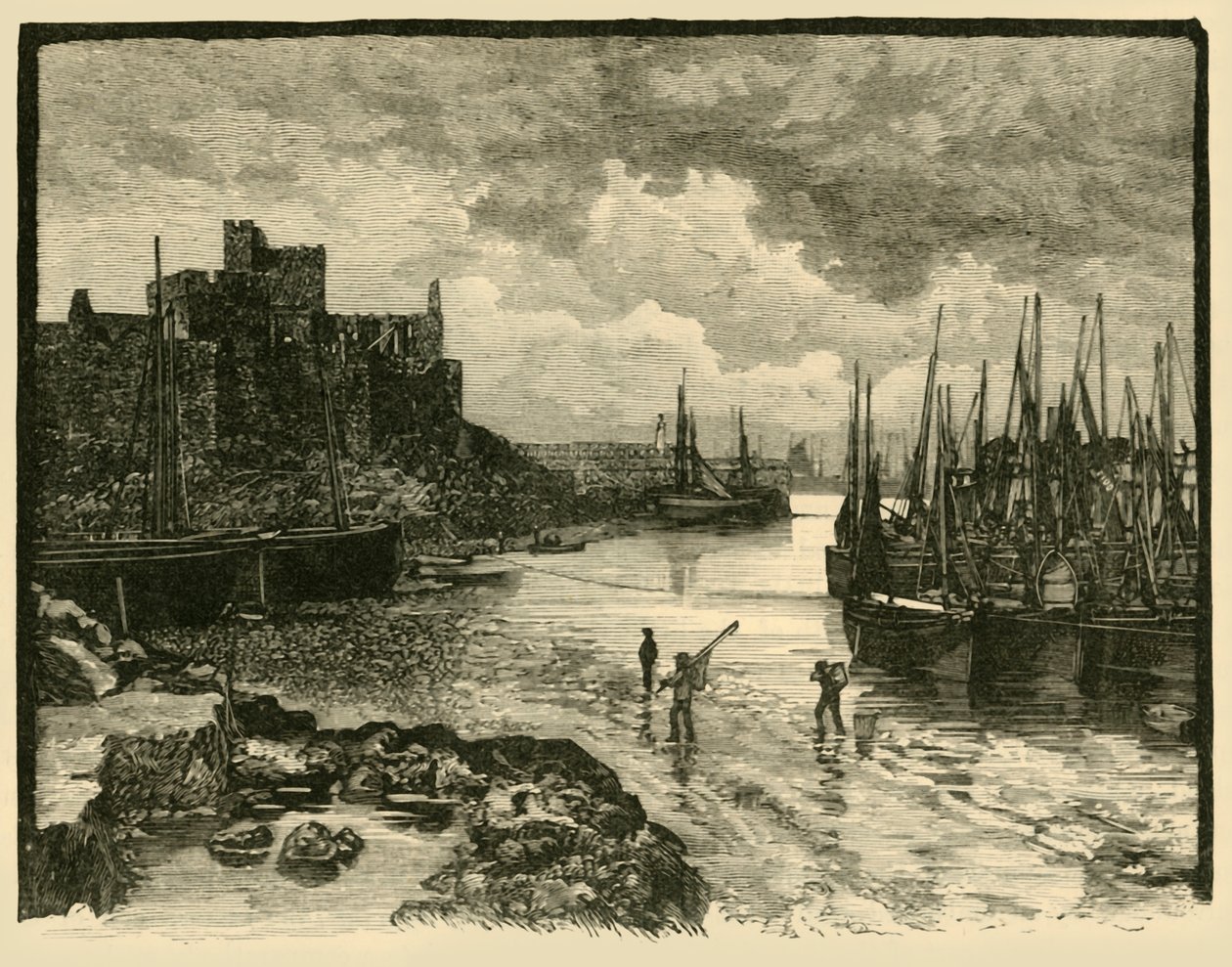 Peel Castle, 1898. av Unbekannt