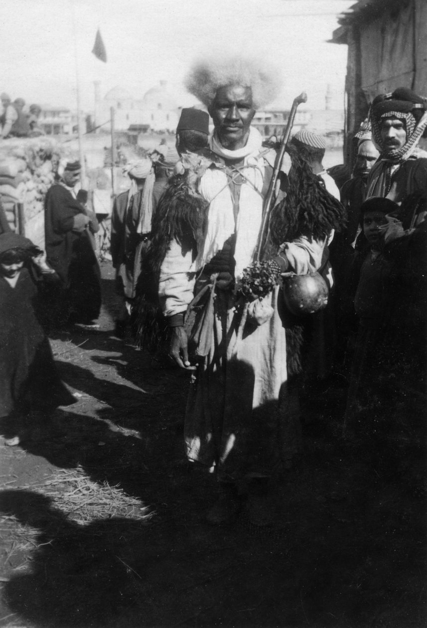 Persisk pilegrim, Bagdad, Irak, 1917-1919 av Unbekannt