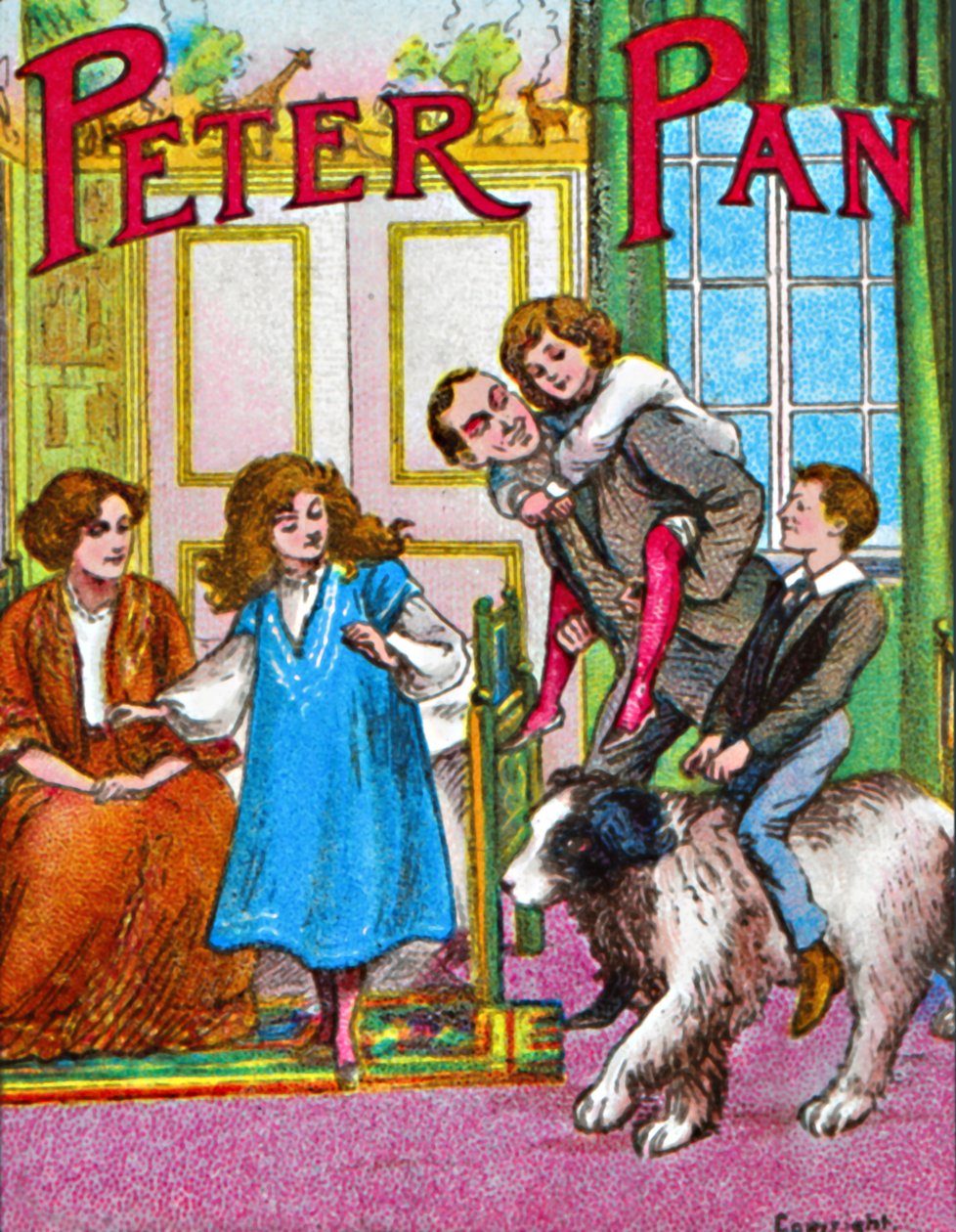 Peter Pan - The Darlings at home, c1905 av Unbekannt