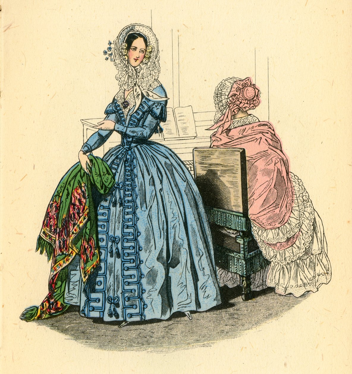 Petit Courrier des Dames, 1840, 1943. av Unbekannt