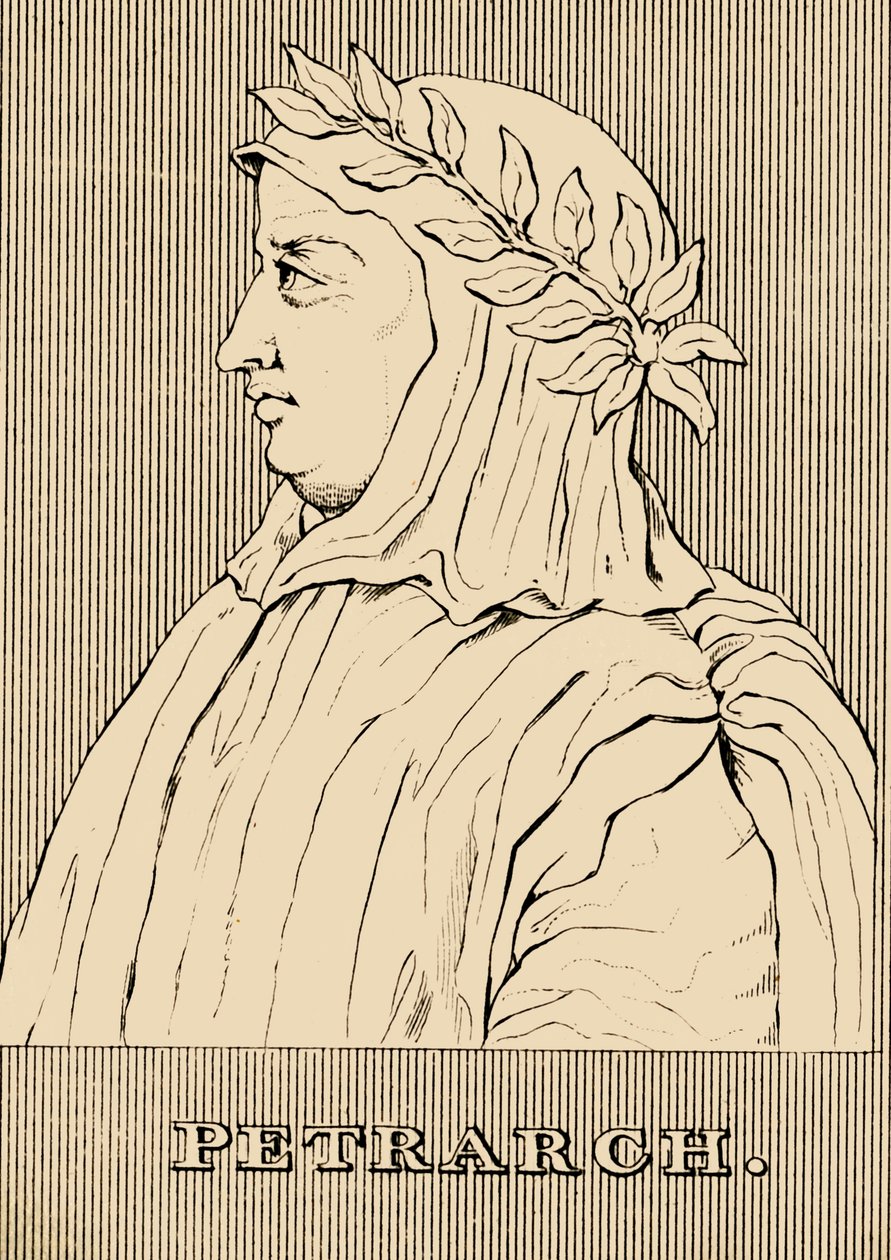 Petrarca, 1304-1374, 1830. av Unbekannt