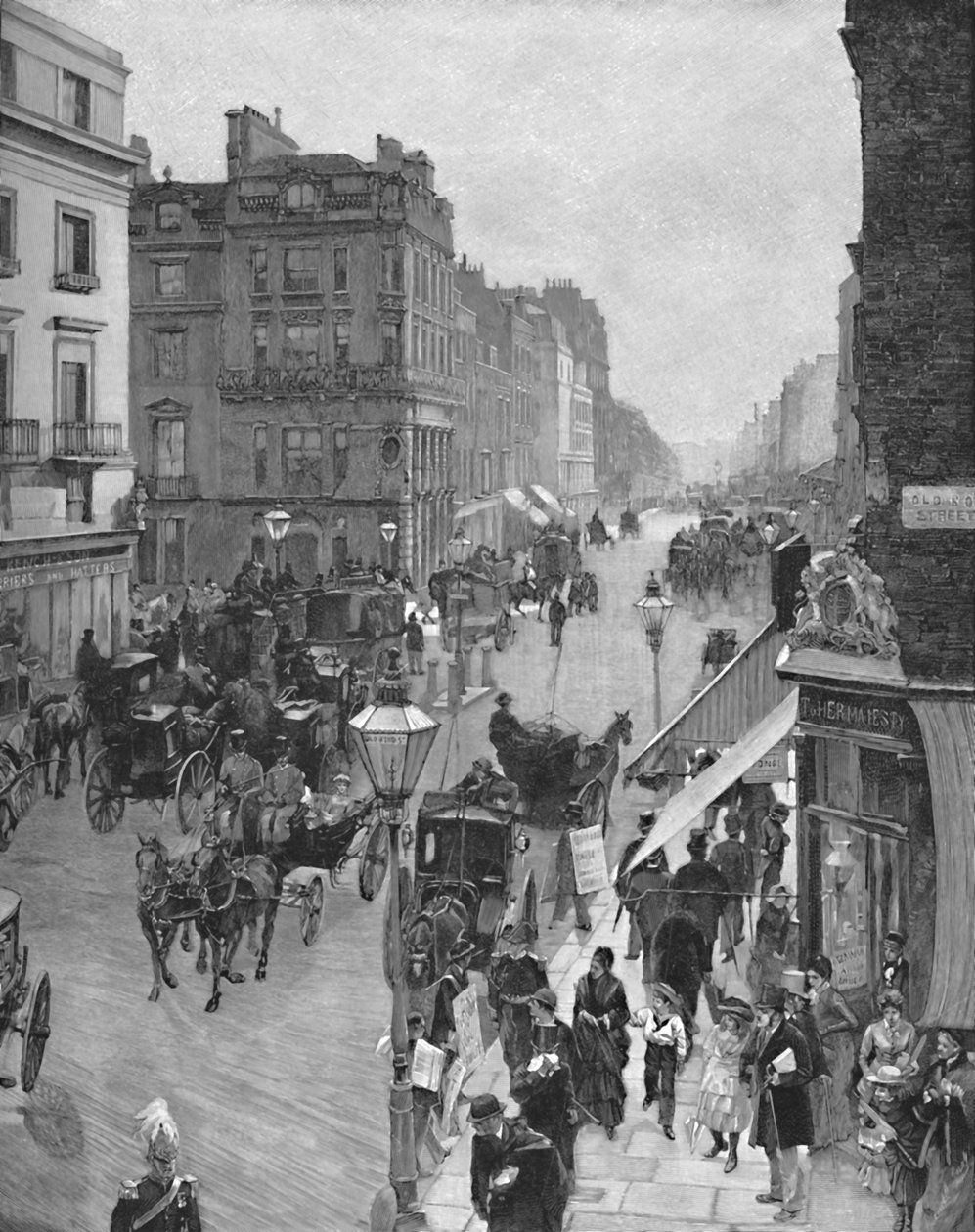 Piccadilly, c1883, 1896 av Unbekannt
