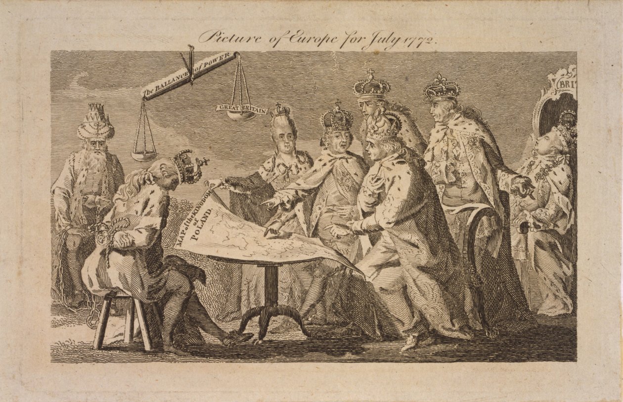 Bilde av Europa for juli 1772, 1772 av Unbekannt