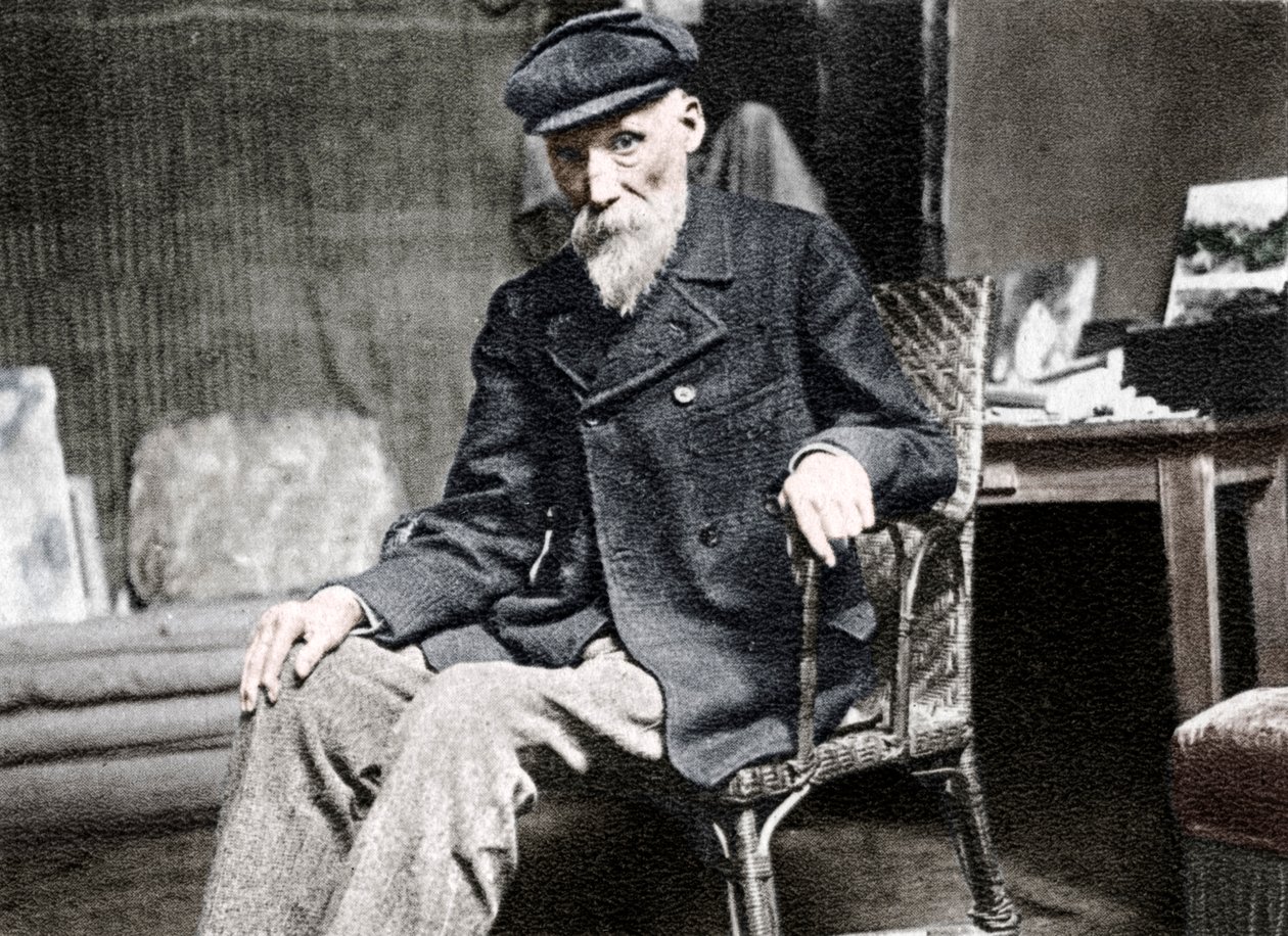 Pierre-Auguste Renoir , fransk kunstner, 1917 av Unbekannt