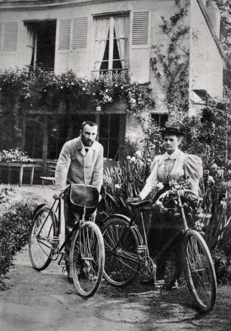 Pierre og Marie Curie, franske fysikere, 1906 av Unbekannt