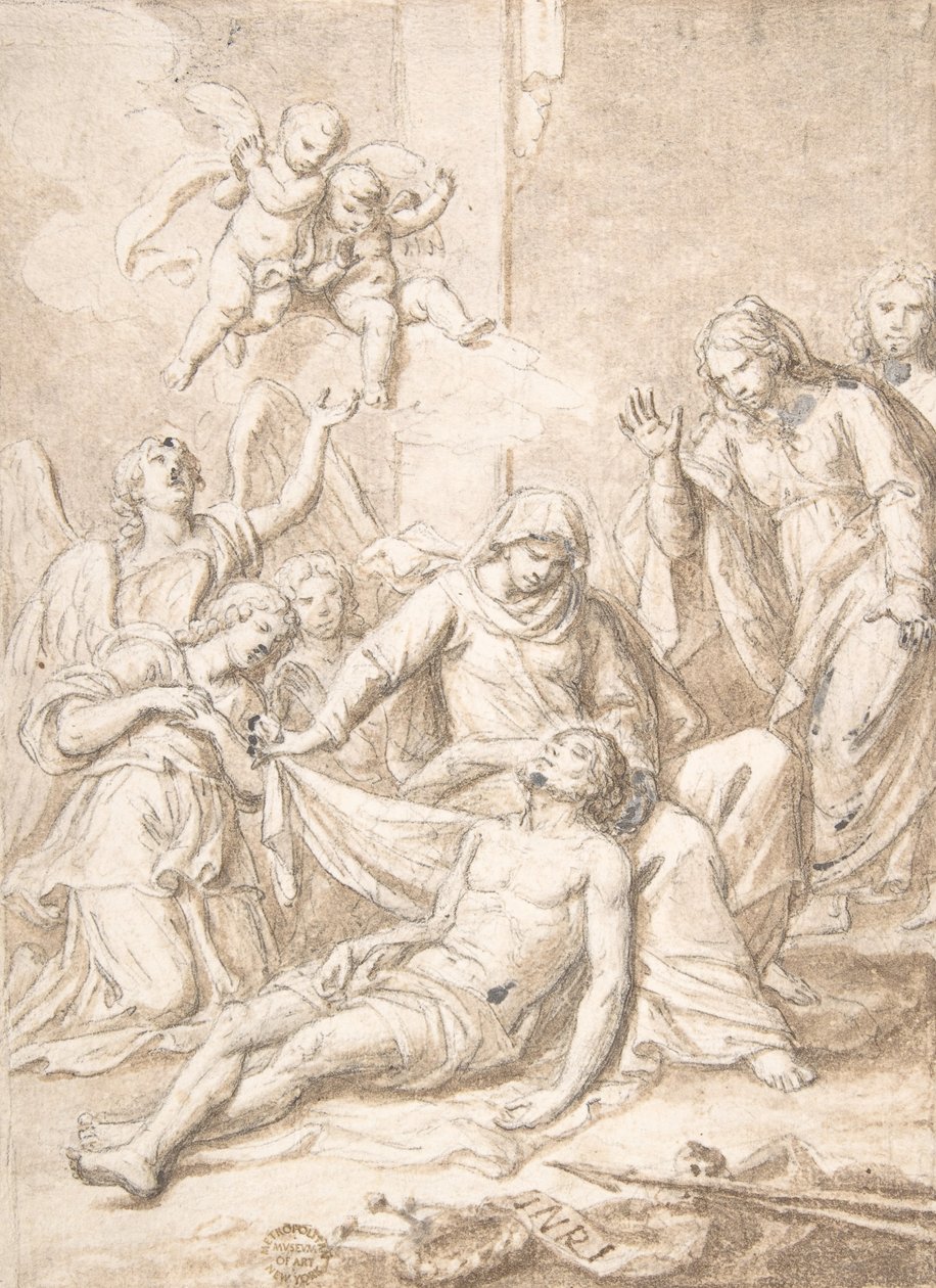 Pietà, 1600-tallet. av Unbekannt
