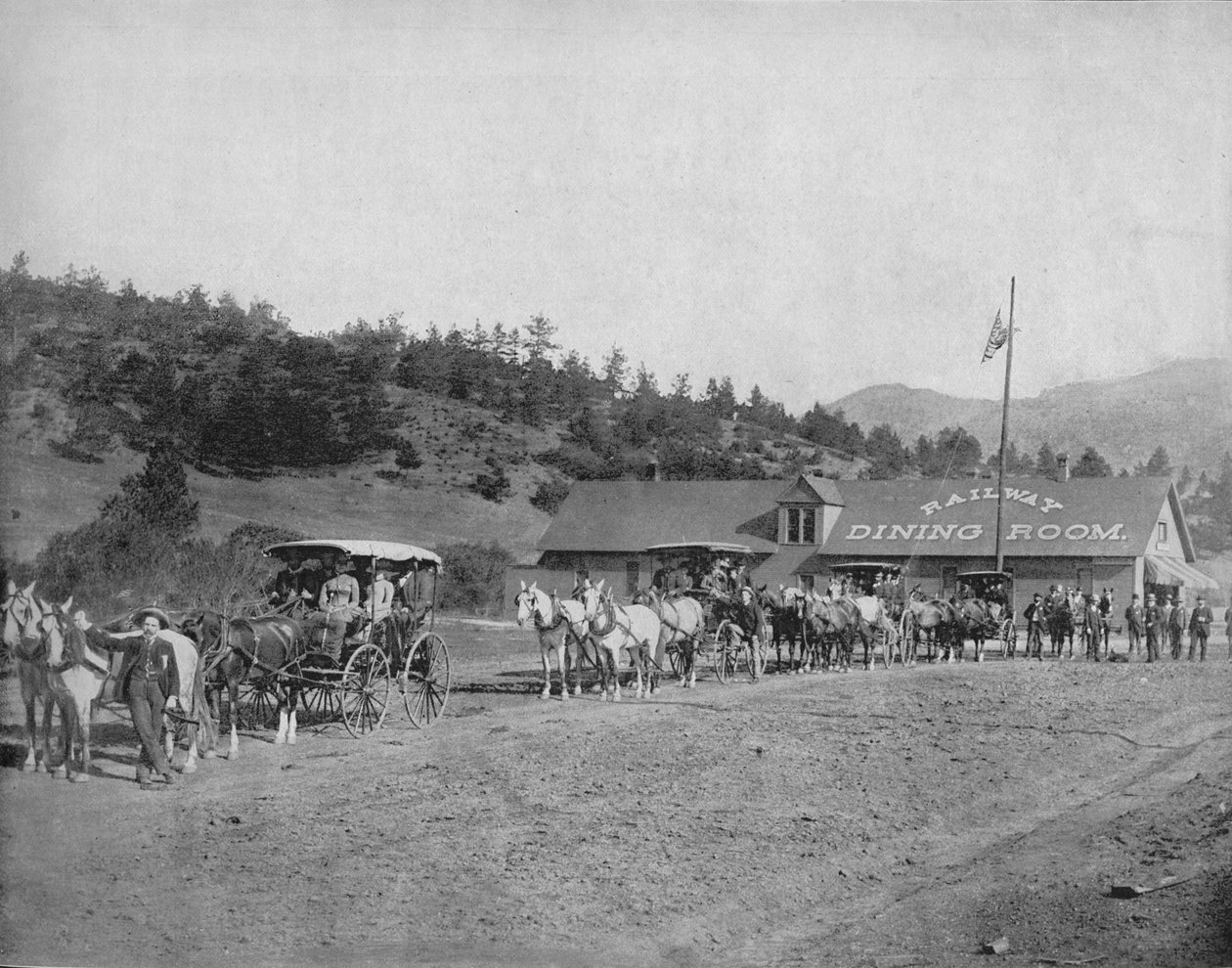 Pikes Peak Col. Toll Road, c1897. av Unbekannt