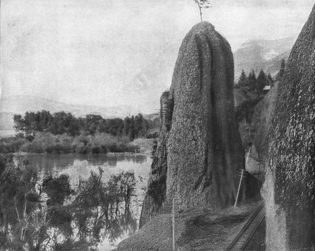 Pillars of Hercules, Columbia River, USA, c1900. av Unbekannt