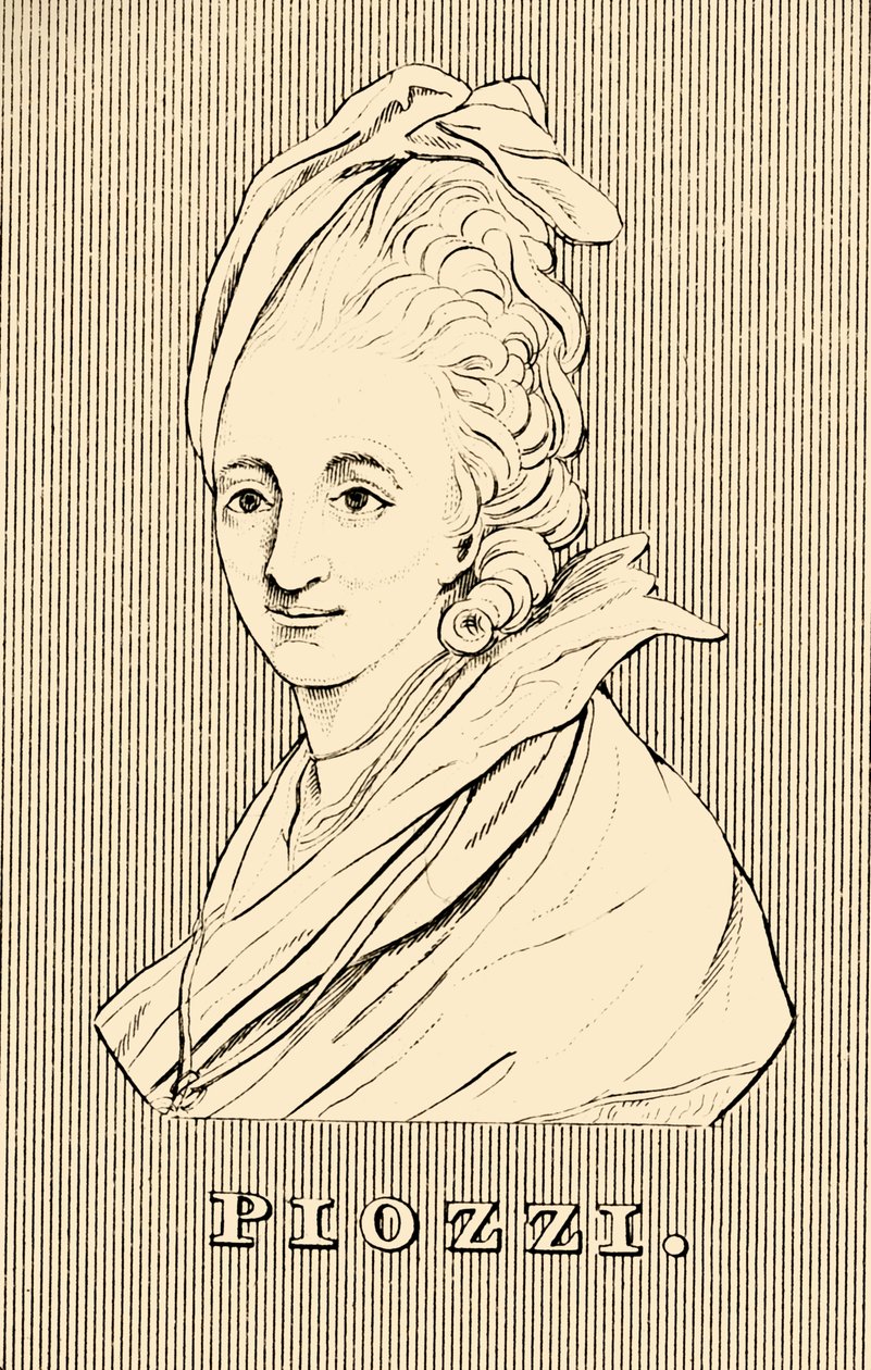 Piozzi, 1741-1821, 1830. av Unbekannt