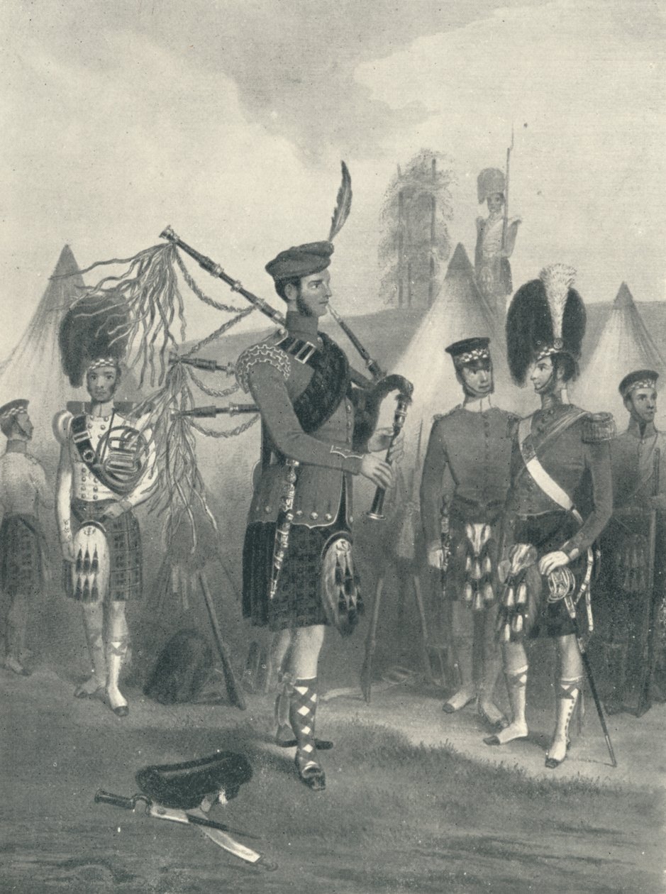 Piper, 93rd Sutherland Highlanders, c1800-tallet 1909 av Unbekannt