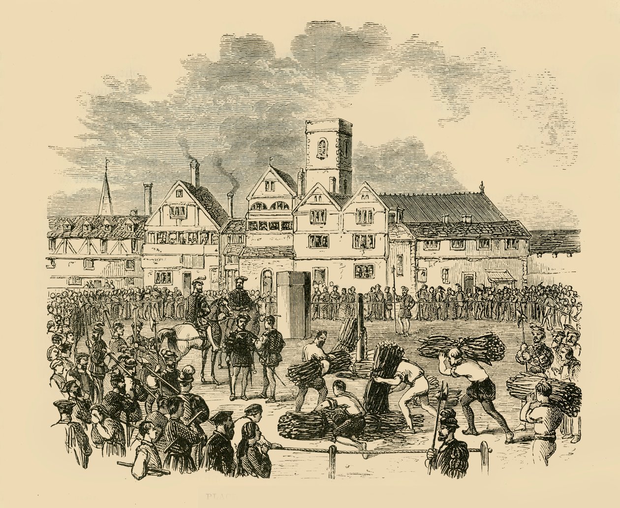 Henrettelsessted, Old Smithfield, 1890. av Unbekannt