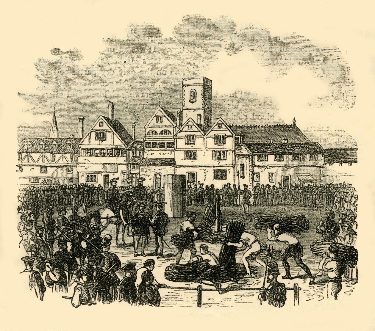 Henrettelsessted i Old Smithfield, c1872. av Unbekannt