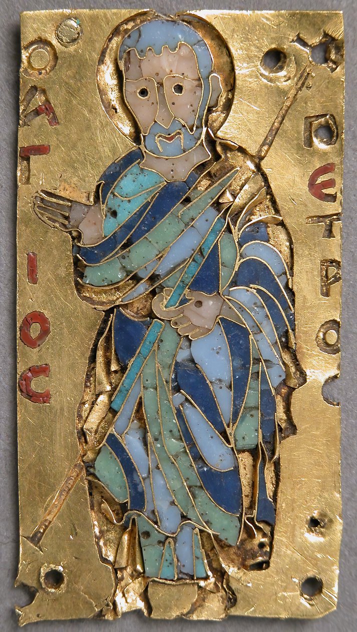 Plakett med Saint Peter, bysantinsk, 1000-tallet. av Unbekannt