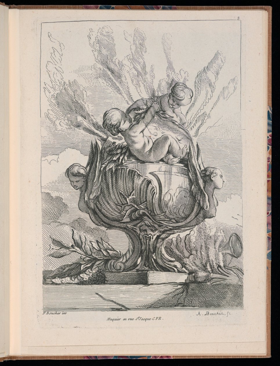 Plate 3, Book of Vases av Unbekannt