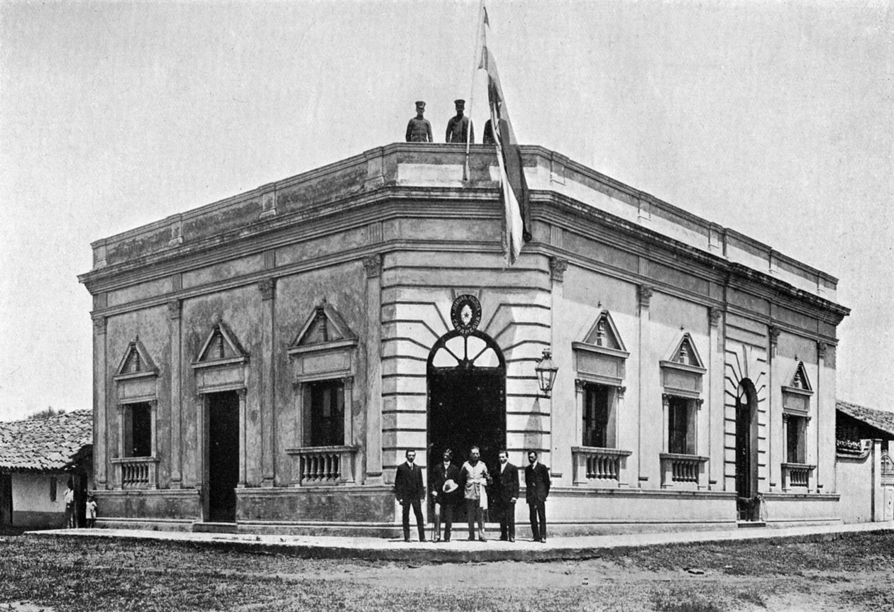 Politiets sorenskriverkontor, Carapegua, Paraguay, 1911 av Unbekannt