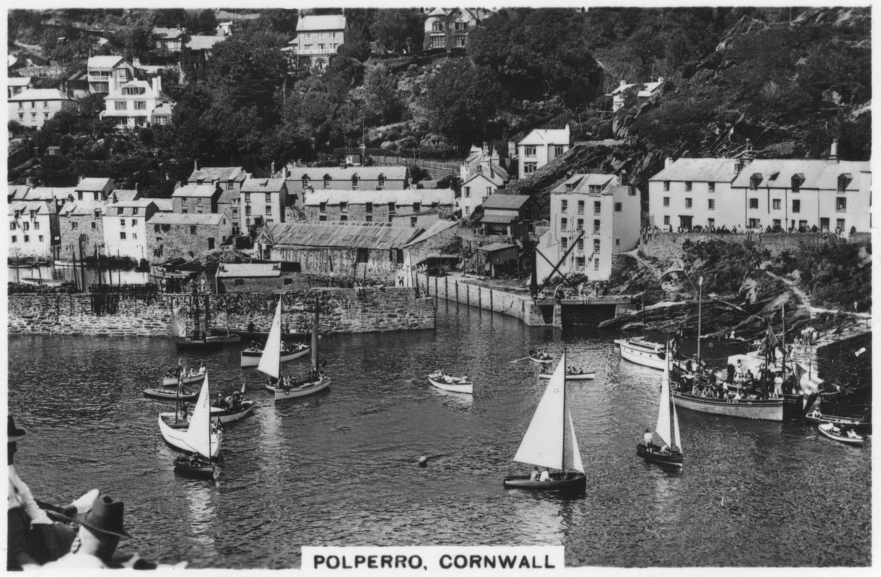 Polperro, Cornwall, 1936 av Unbekannt