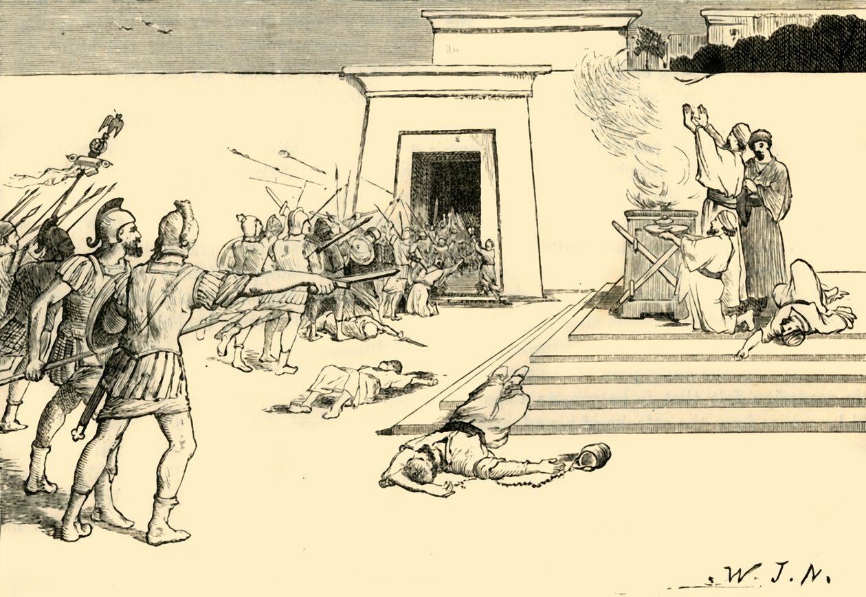 Pompeius i Jerusalems tempel, 1890. av Unbekannt