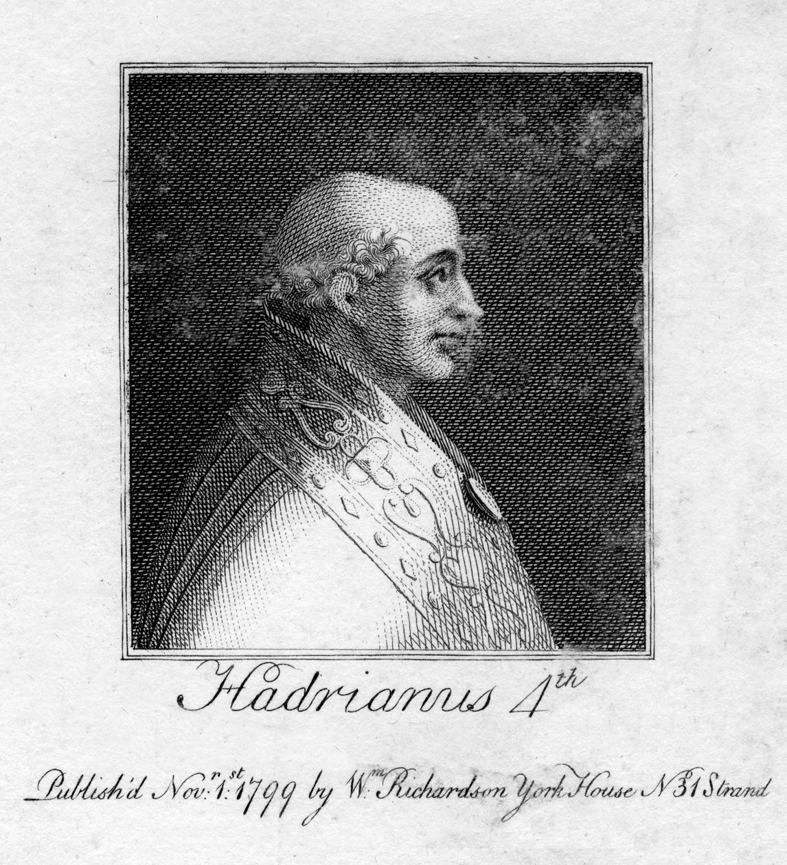 Pave Adrian IV, 1799 av Unbekannt
