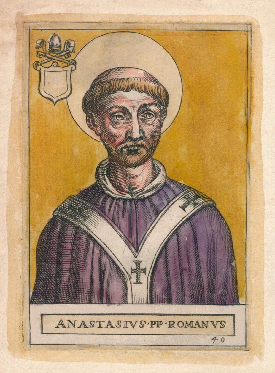 Pave Anastasius I. av Unbekannt