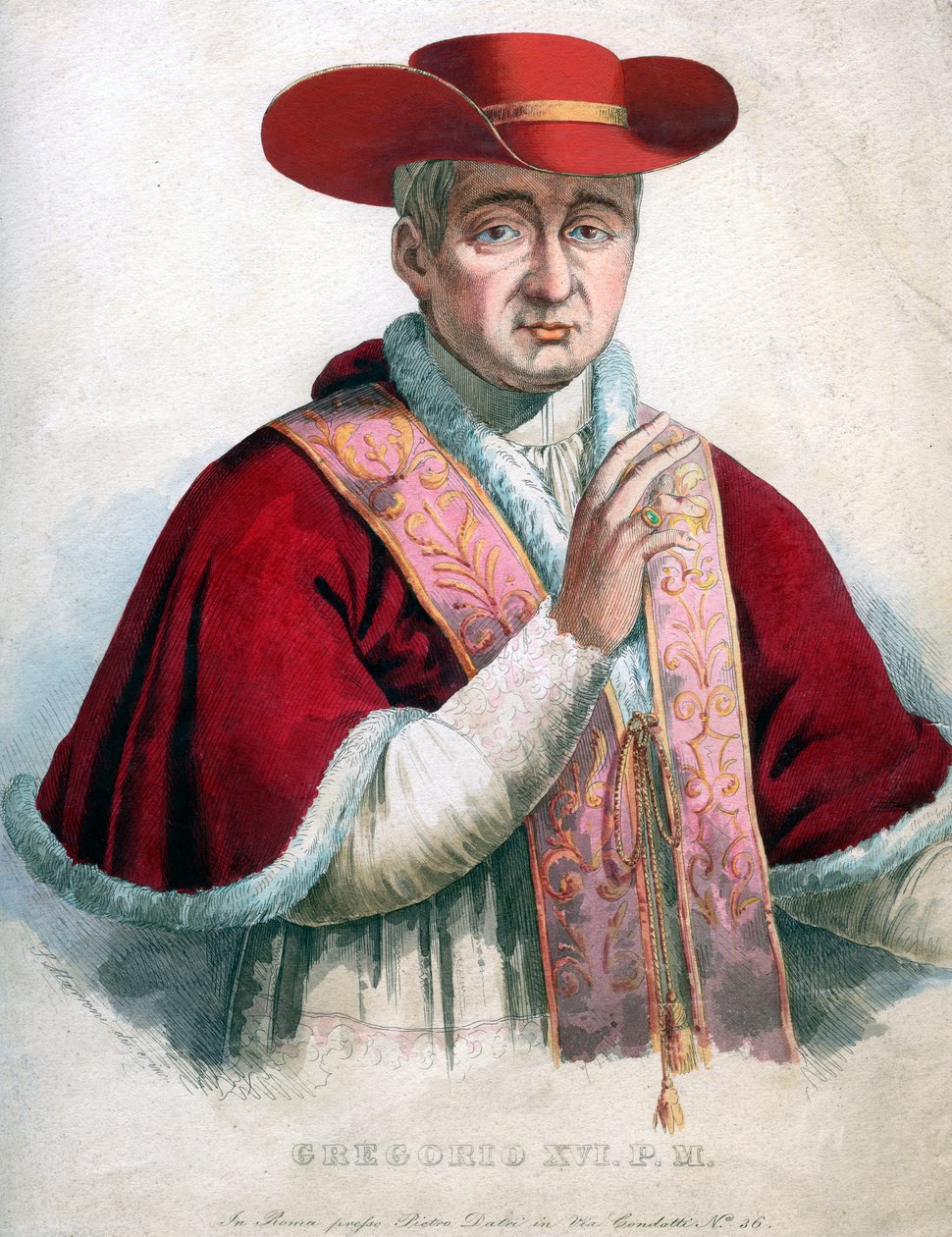 Pave Gregor XVI av Unbekannt