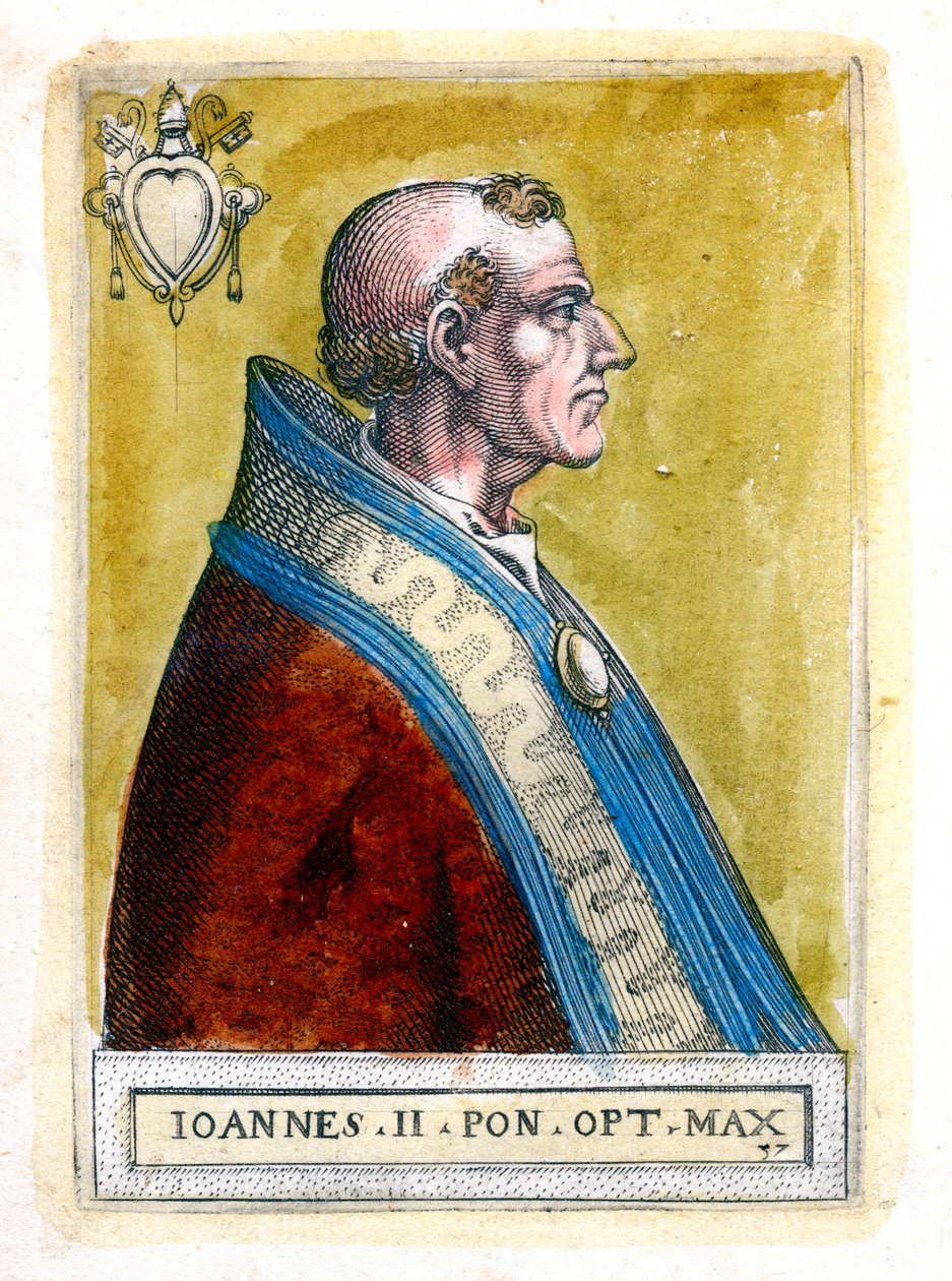 Pave Johannes II d535, c1800-tallet av Unbekannt