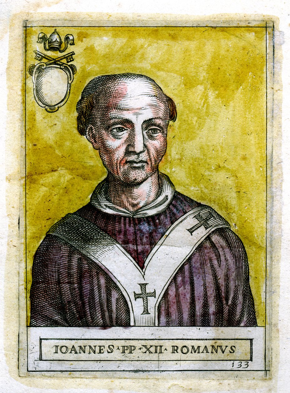 Pave Johannes XII c937-964, c1800-tallet av Unbekannt