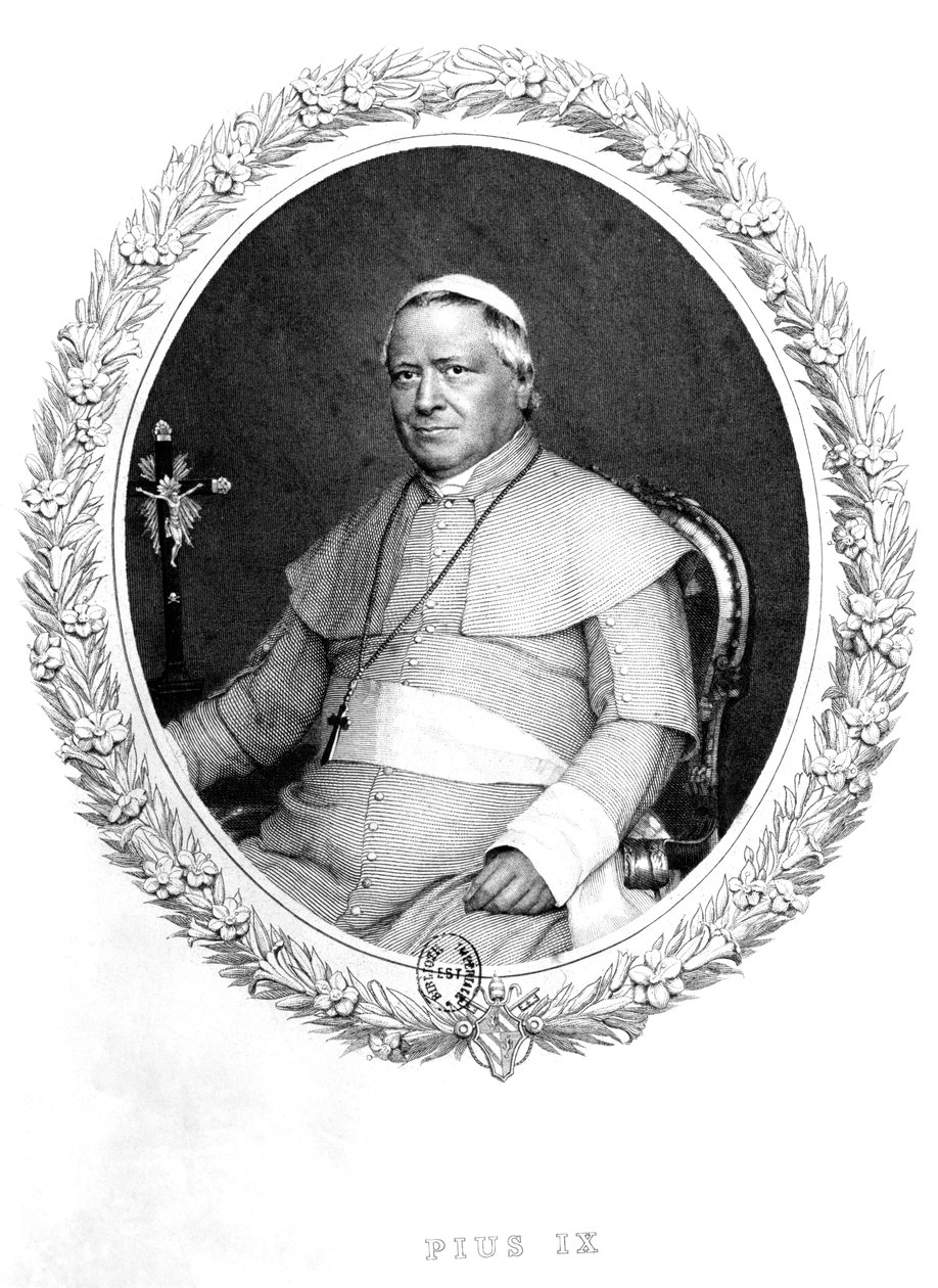 Pave Pius IX av Unbekannt