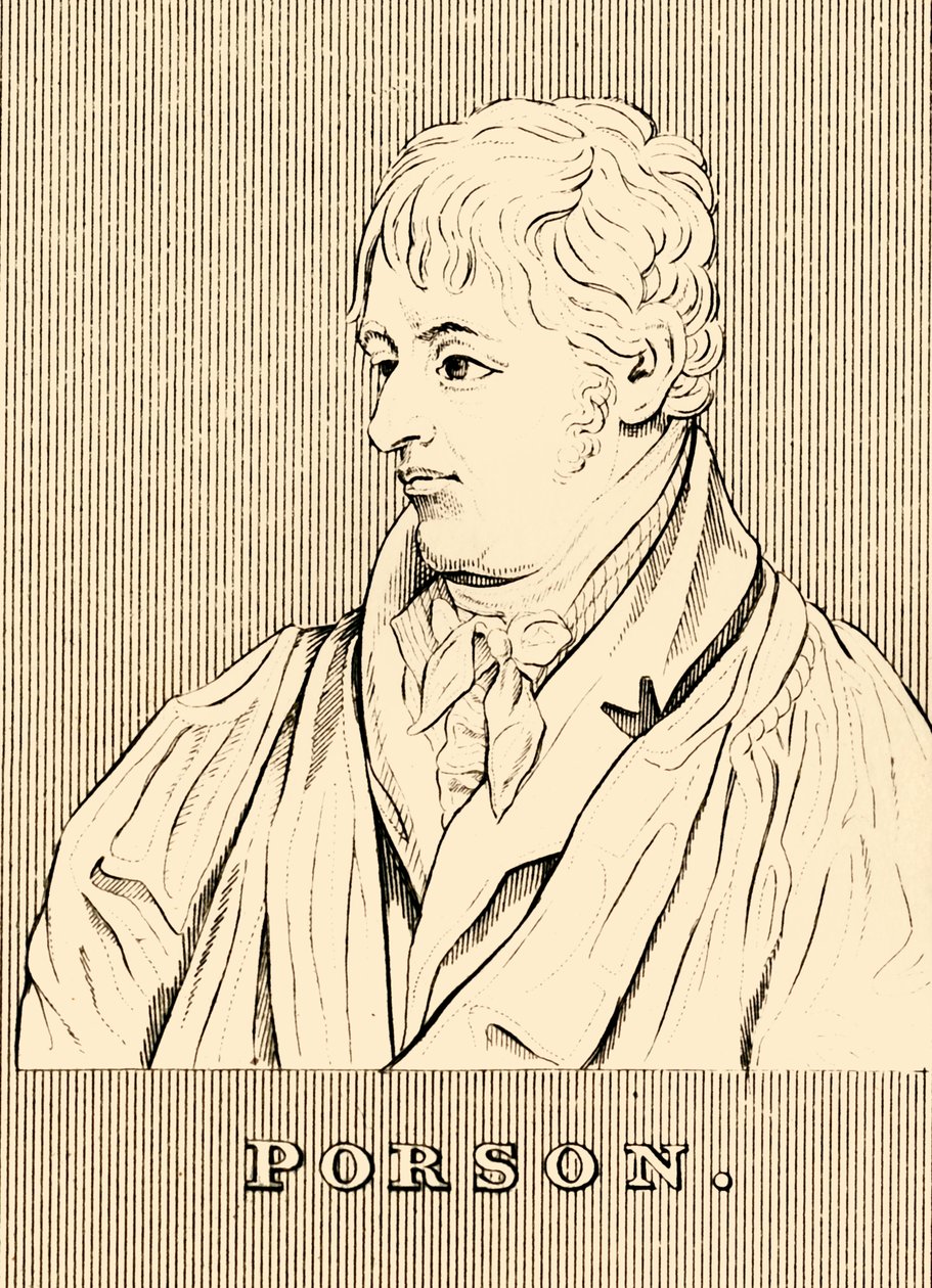 Porson, 1759-1808, 1830. av Unbekannt