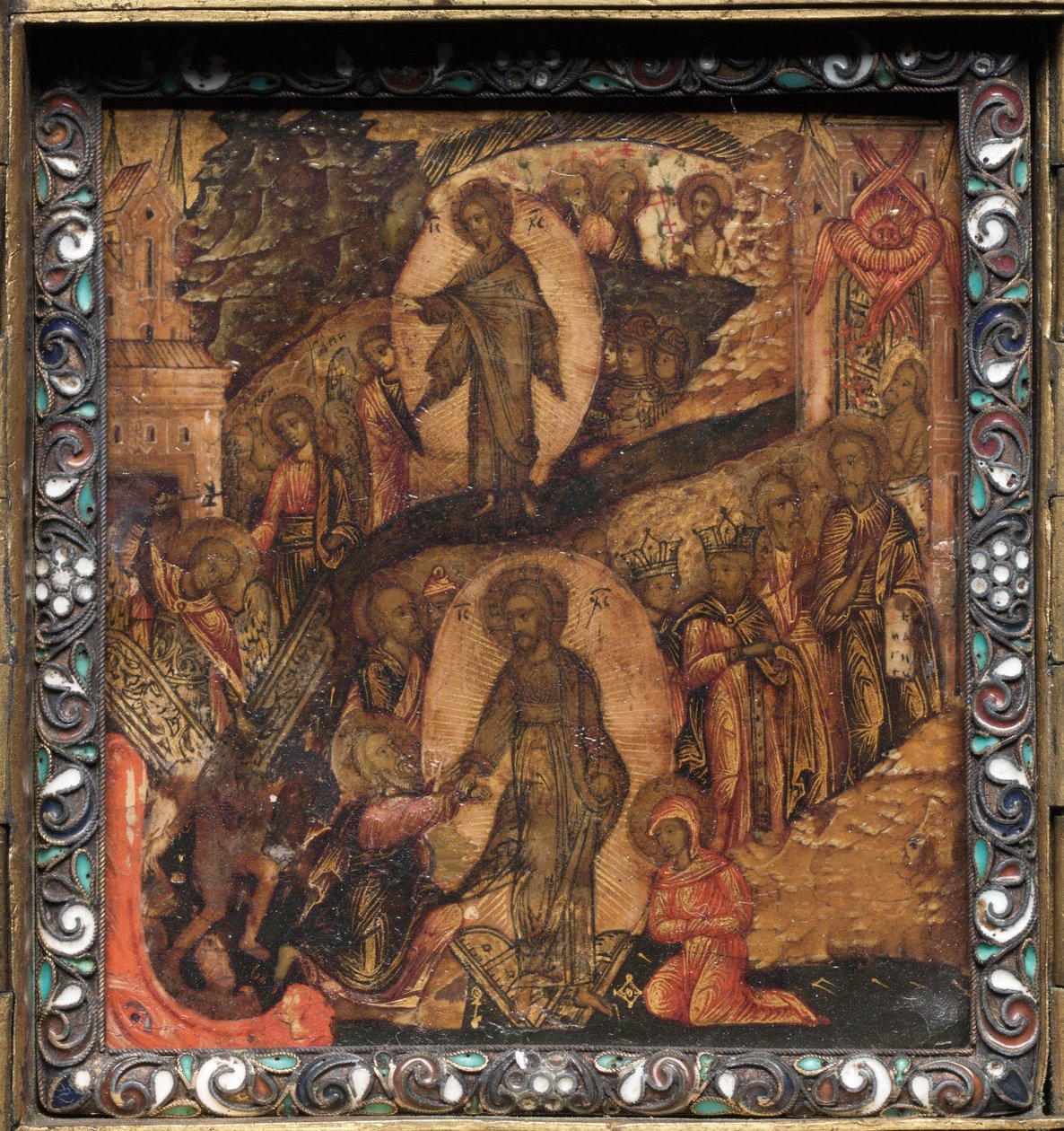 Bærbart triptykikon, 1600-tallet. av Unbekannt