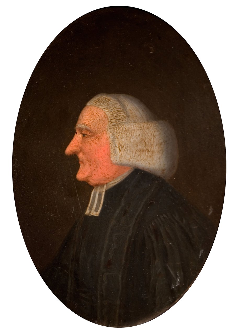 Portrett av en prest, 1800. av Unbekannt