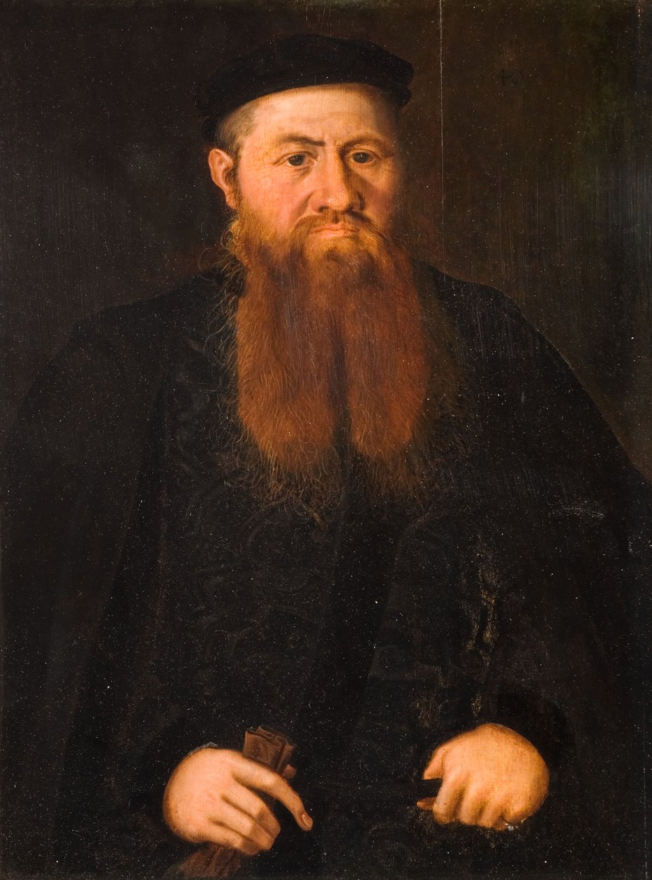 Portrett av en gammel mann, 1500-1600. av Unbekannt