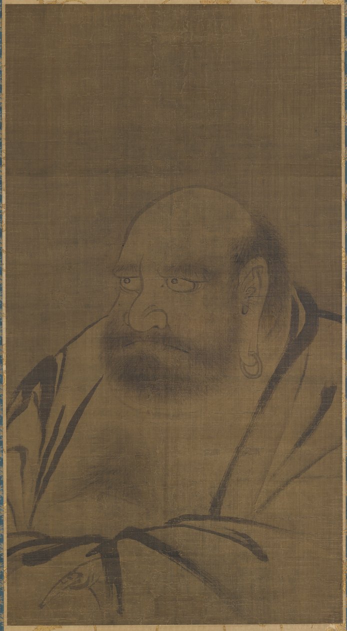 Portrett av Bodhidharma, 1300-tallet. av Unbekannt