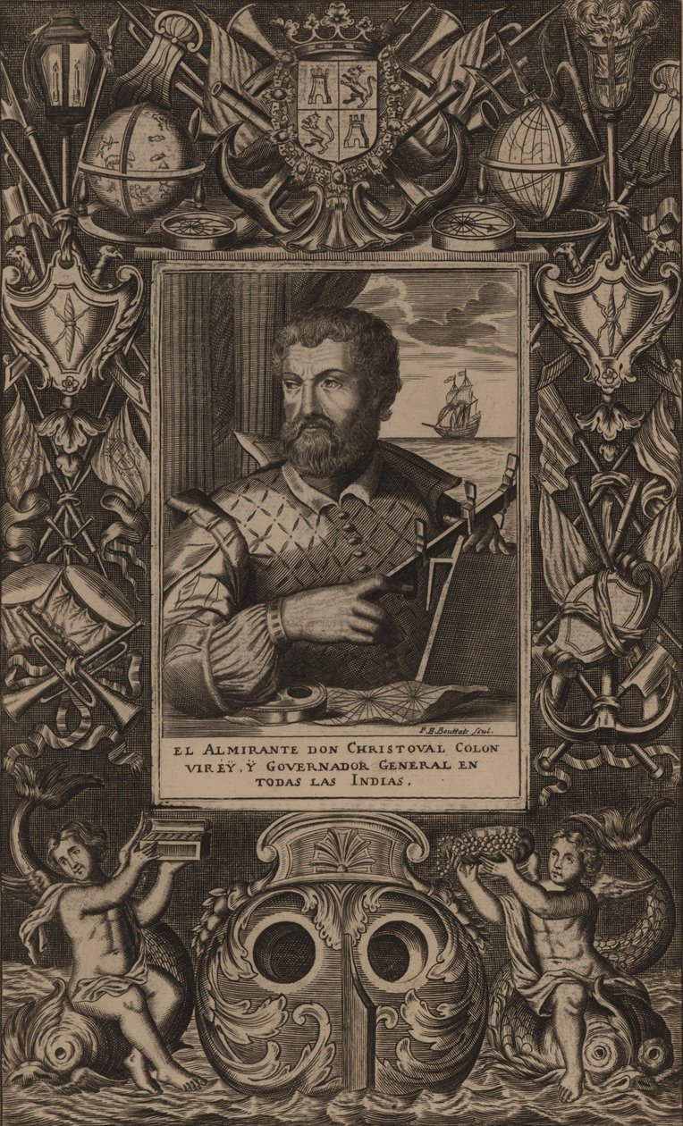 Portrett av Christopher Columbus, 1625. av Unbekannt