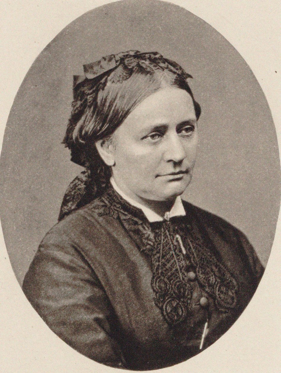 Portrett av Clara Schumann 1819-1896, 1870. av Unbekannt