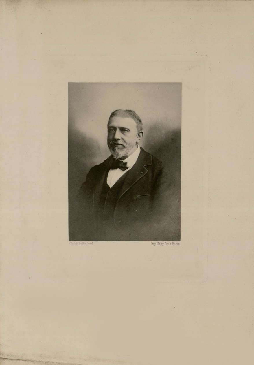 Portrett av Emile Guimet 1836-1918. av Unbekannt