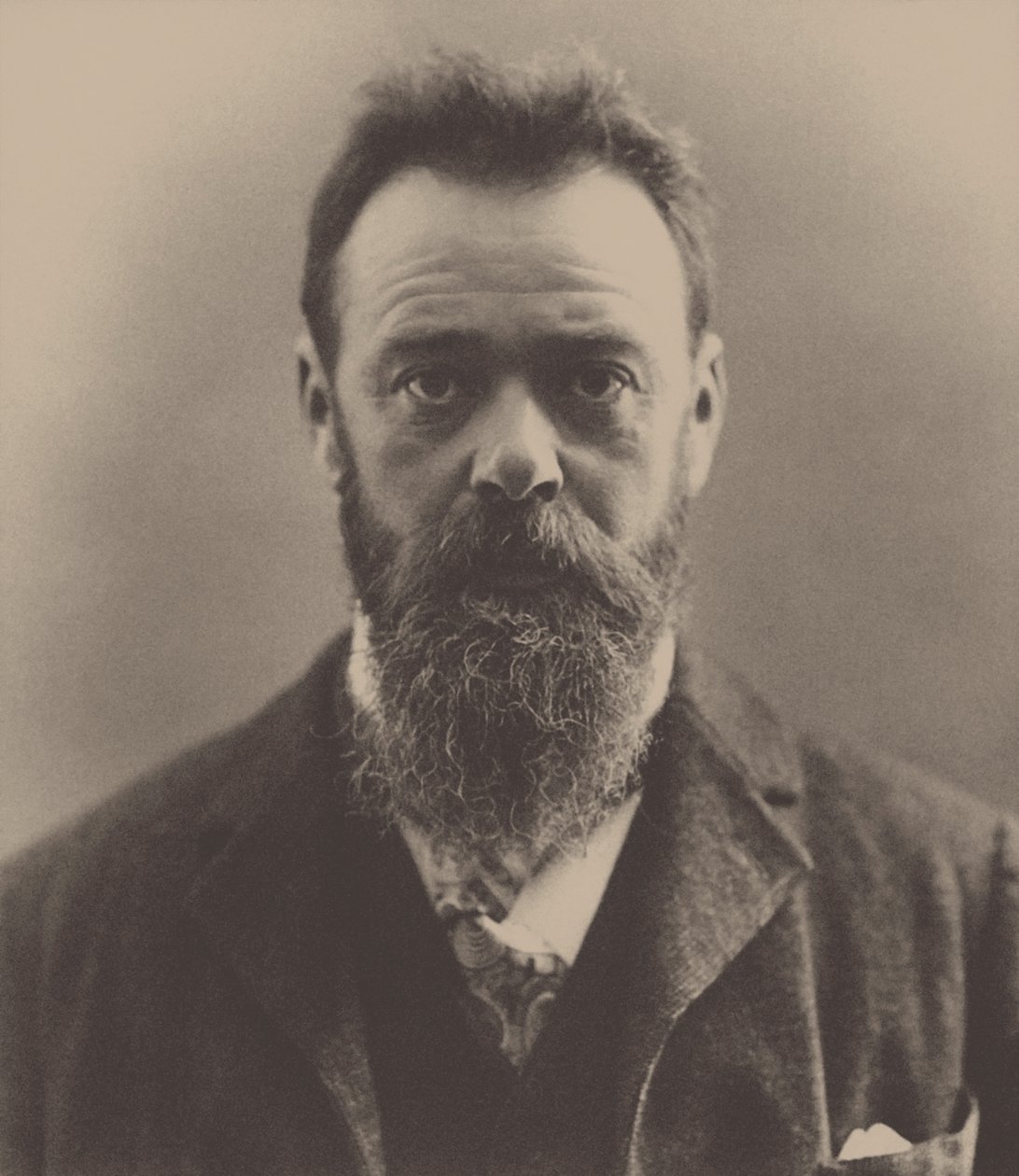 Portrett av Ferdinand Hodler 1853-1918. av Unbekannt