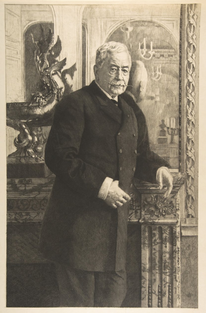 Portrett av Ferdinand Lesseps, 1850-1914. av Unbekannt