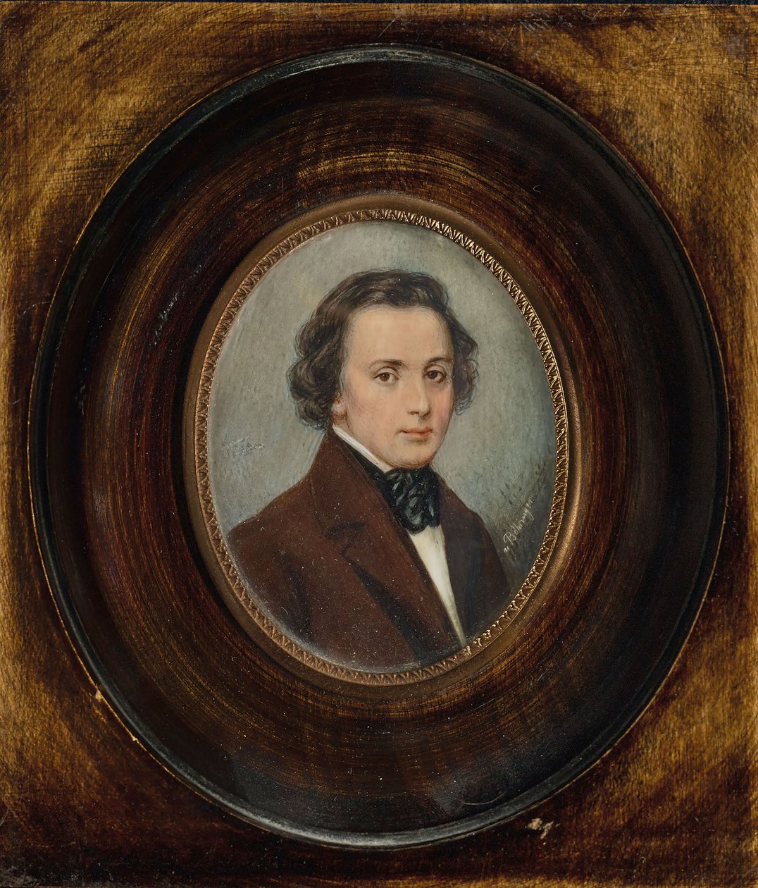 Portrett av Frederic Chopin 1810-1849. av Unbekannt